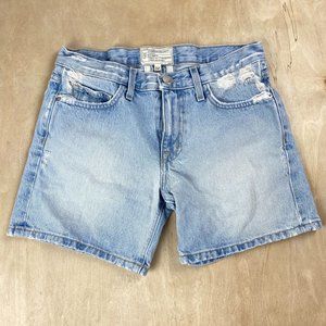 Current Elliot Light Denim Wash Shorts Low/Mid Waist Shorts Women